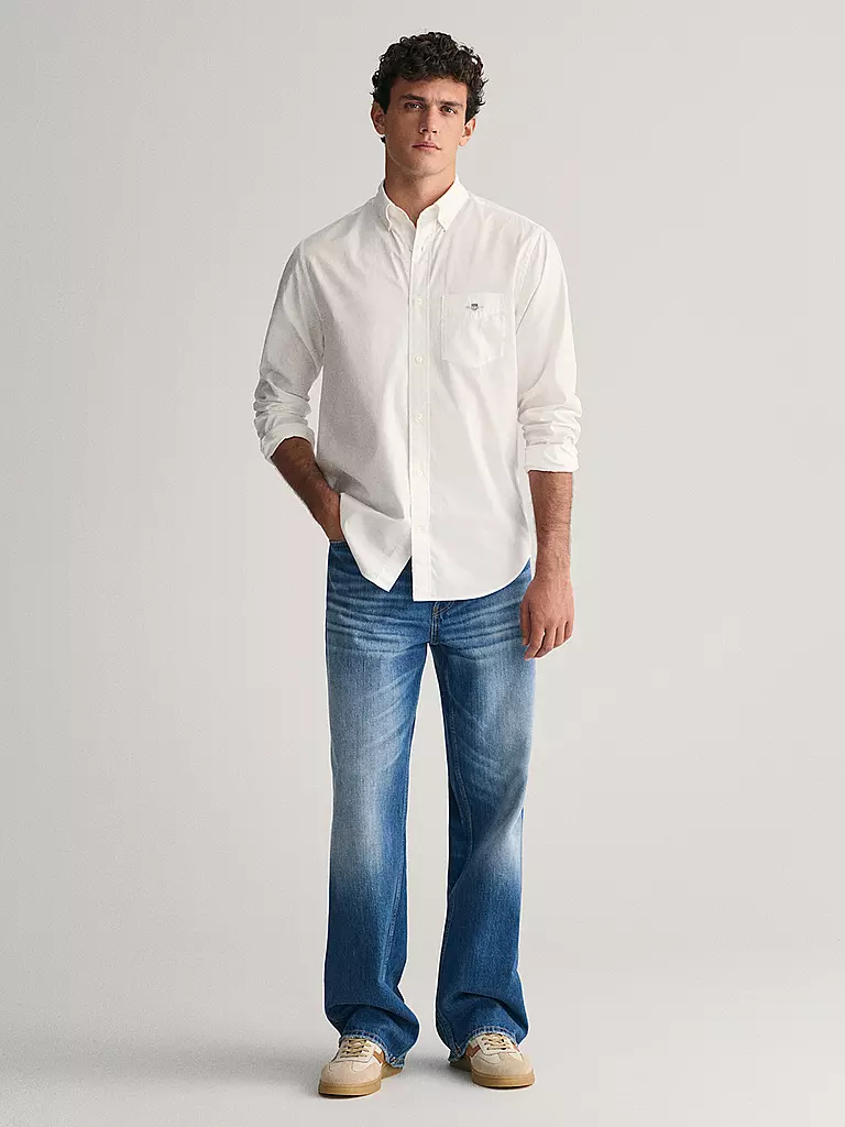 GANT | Hemd Regular Fit  | weiss