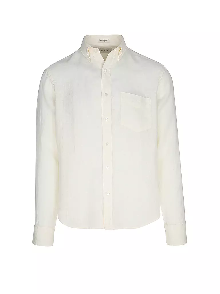 GANT | Leinenhemd Regular Fit  | creme