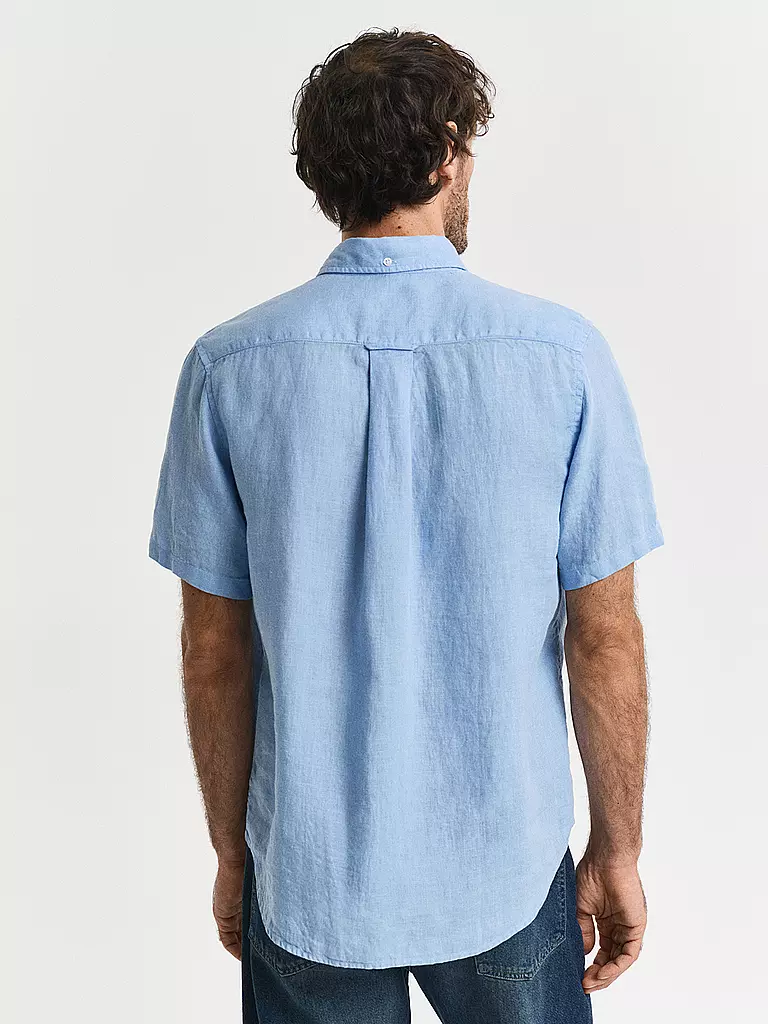 GANT | Leinenhemd Regular Fit | blau