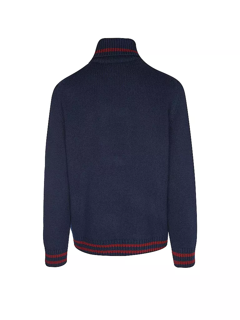 GANT | Rollkragenpullover G-LOGO | dunkelblau