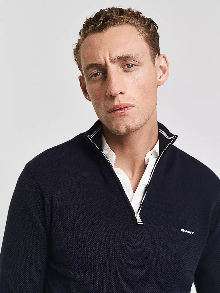 GANT | Troyer Pullover | dunkelblau