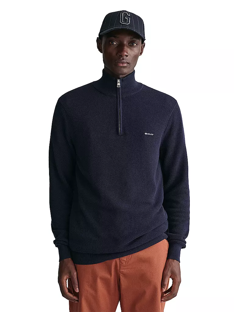 GANT | Troyer Pullover | dunkelblau