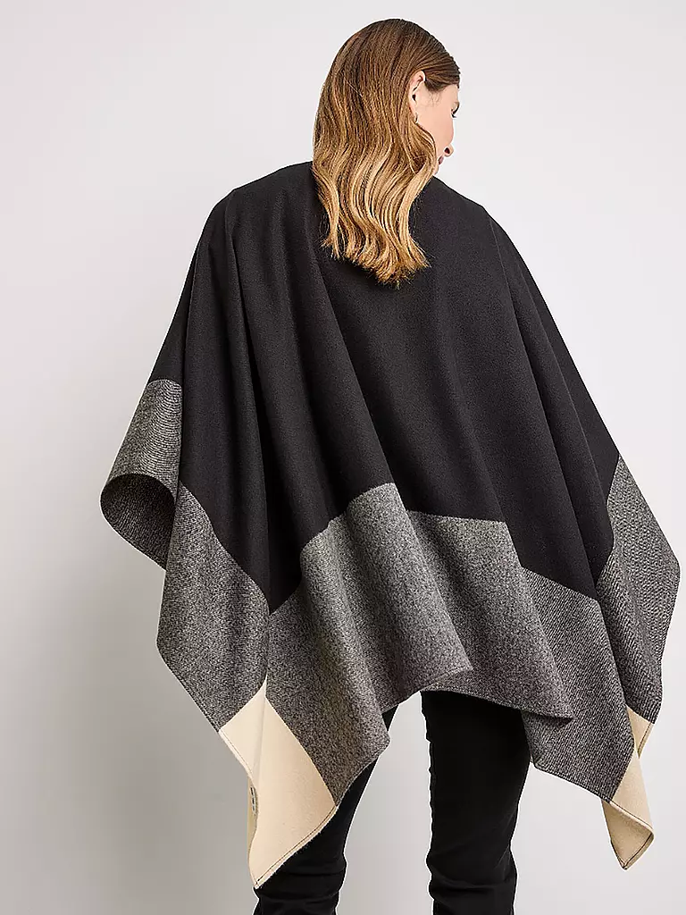 GERRY WEBER | Poncho - Cape | schwarz