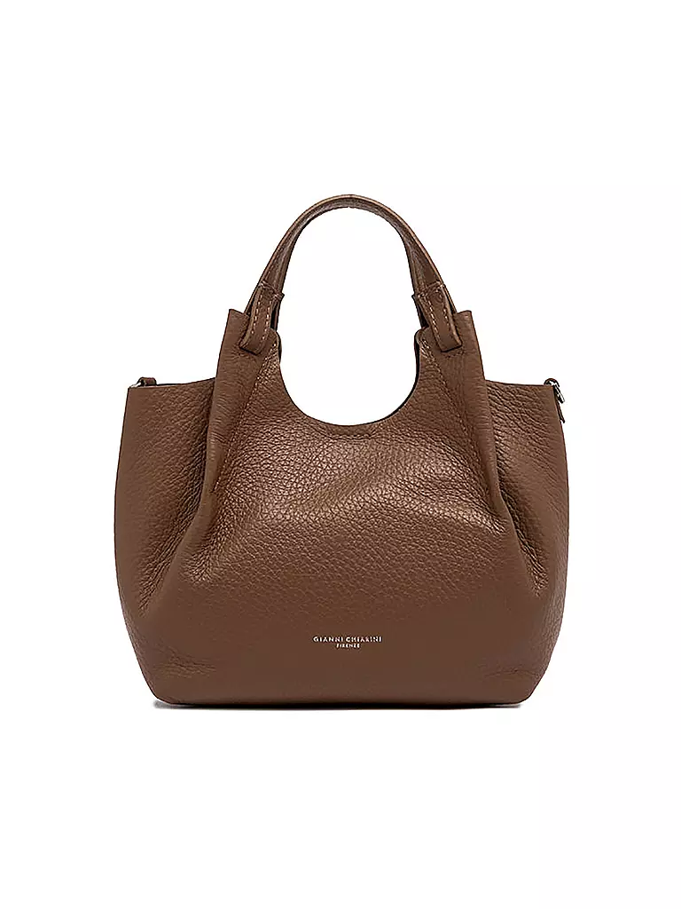 GIANNI CHIARINI | Ledertasche - Hobo Bag DUA  | braun