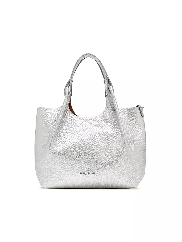 GIANNI CHIARINI | Ledertasche - Hobo Bag DUA  | silber