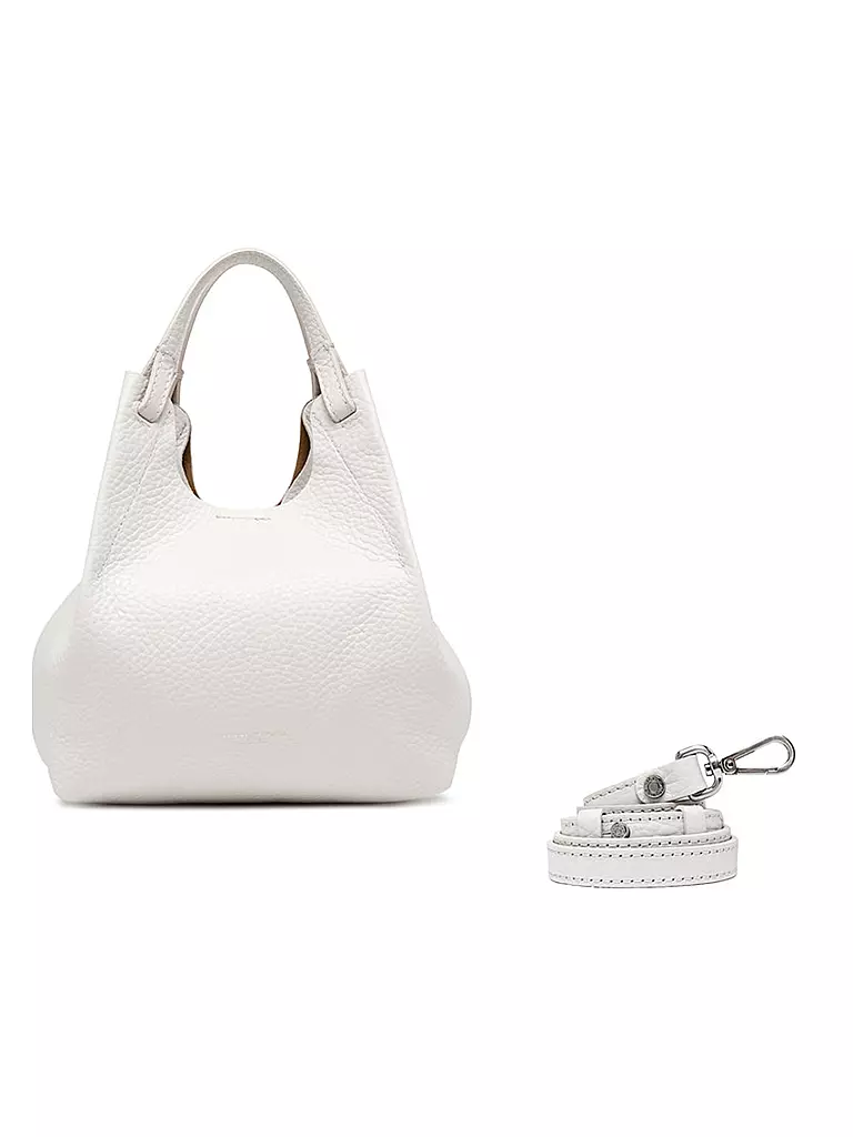 GIANNI CHIARINI | Ledertasche - Hobo Bag DUA  | weiss