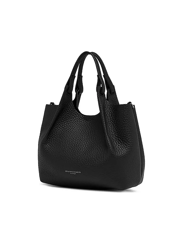 GIANNI CHIARINI | Ledertasche - Hobo Bag DUA  | schwarz