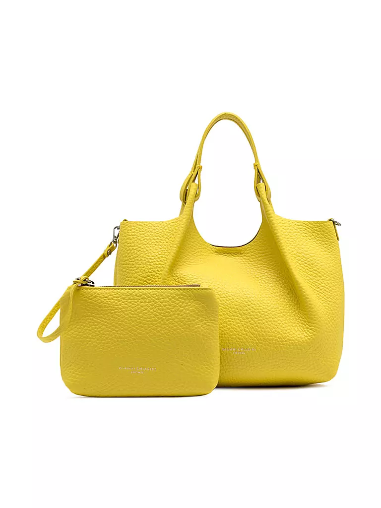 GIANNI CHIARINI | Ledertasche - Hobo Bag DUA  | gelb