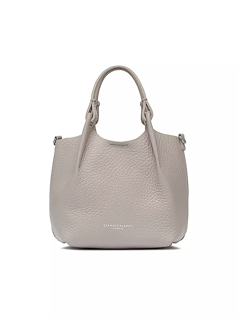 GIANNI CHIARINI | Ledertasche - Hobo Bag DUA Small | hellgrau