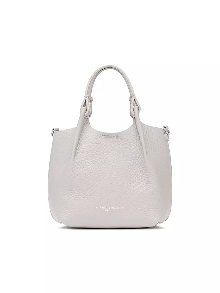 GIANNI CHIARINI | Ledertasche - Hobo Bag DUA Small | weiss