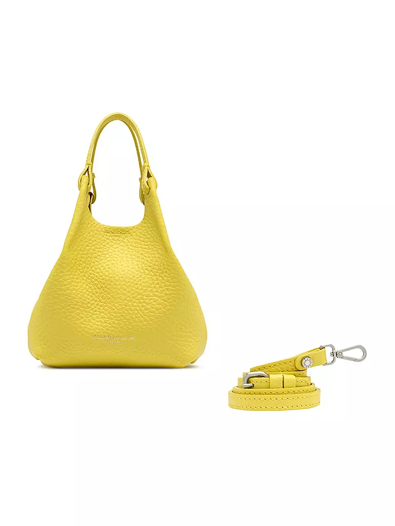 GIANNI CHIARINI | Ledertasche - Hobo Bag DUA Small | gelb