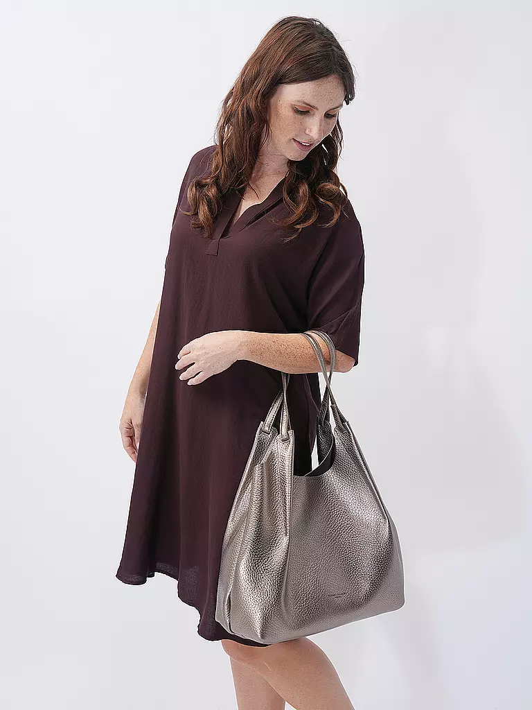 GIANNI CHIARINI | Ledertasche - Hobo Bag DUA | hellbraun