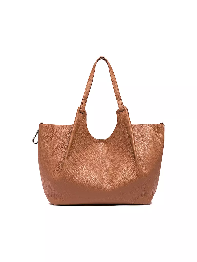 GIANNI CHIARINI | Ledertasche - Hobo Bag DUA | camel