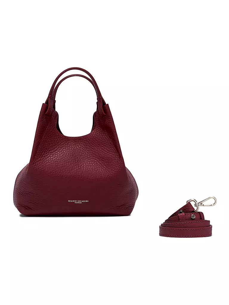 GIANNI CHIARINI | Ledertasche - Hobo Bag DUA | hellgrau