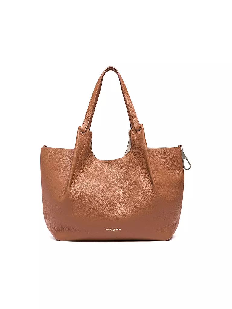 GIANNI CHIARINI | Ledertasche - Hobo Bag DUA | camel