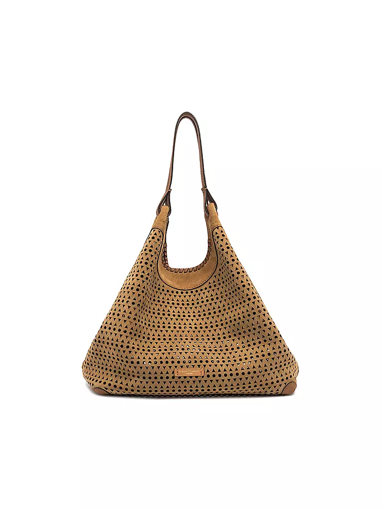 GIANNI CHIARINI | Ledertasche - Hobo Bag DUA | hellbraun