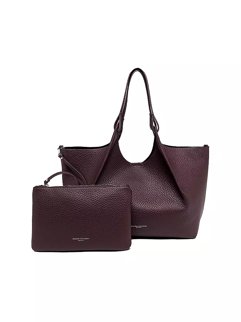 GIANNI CHIARINI | Ledertasche - Hobo Bag DUA | beere