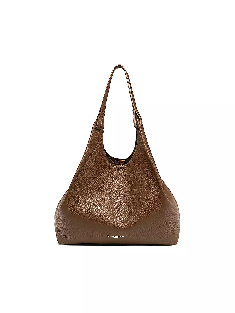 GIANNI CHIARINI | Ledertasche - Hobo Bag DUA | braun