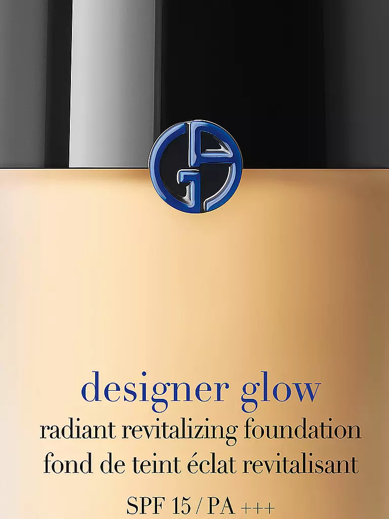 GIORGIO ARMANI COSMETICS |  Designer Glow Foundation 30ml LSF 20 (3) | camel