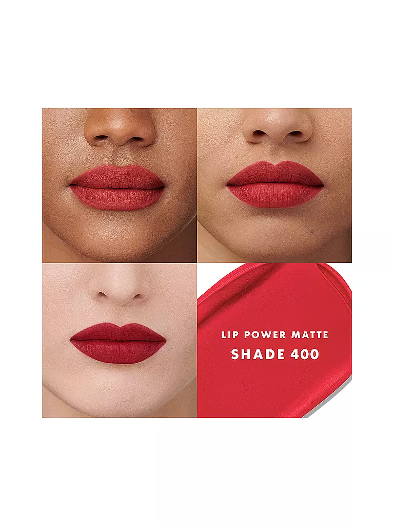 GIORGIO ARMANI COSMETICS | Lippenstift - Lip Power Matte (400) | dunkelrot