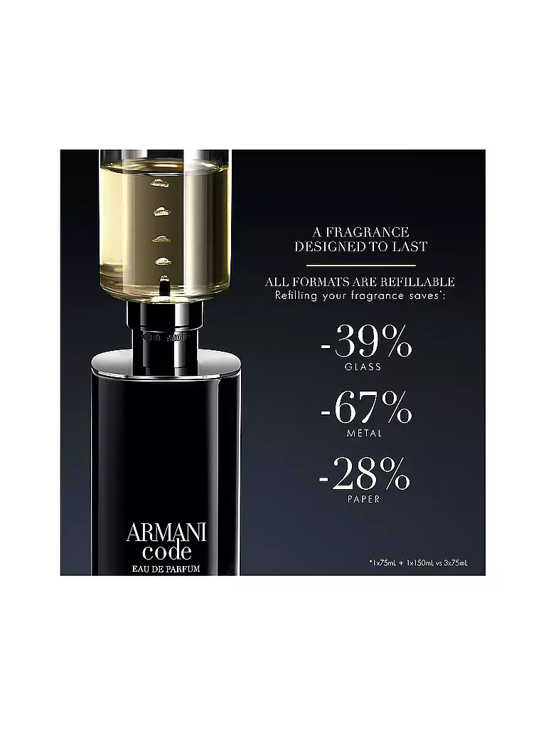 GIORGIO ARMANI | Code Eau de Parfum 150ml Nachfüllflakon | keine Farbe