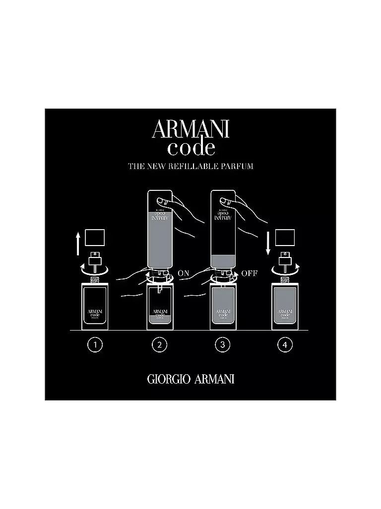 GIORGIO ARMANI | Code Parfum 50 ml Nachfüllbar | keine Farbe