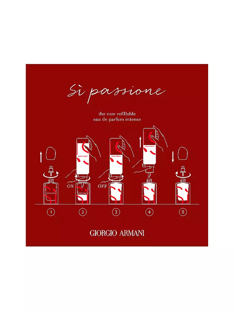 GIORGIO ARMANI | Sì Passione Eau de Parfum Intense 100ml Nachfüllbar | keine Farbe