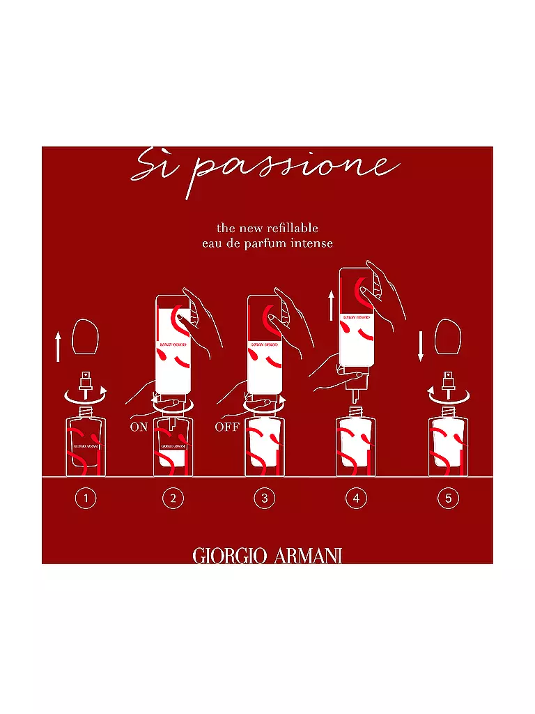 GIORGIO ARMANI | Sì Passione Eau de Parfum Intense 50ml Nachfüllbar | keine Farbe