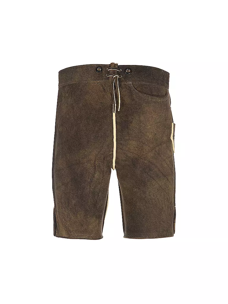 GOTTSEIDANK | Lederhose  | braun