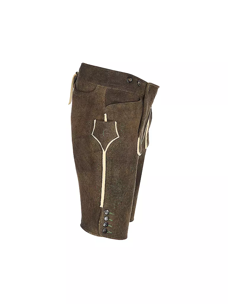 GOTTSEIDANK | Lederhose | braun