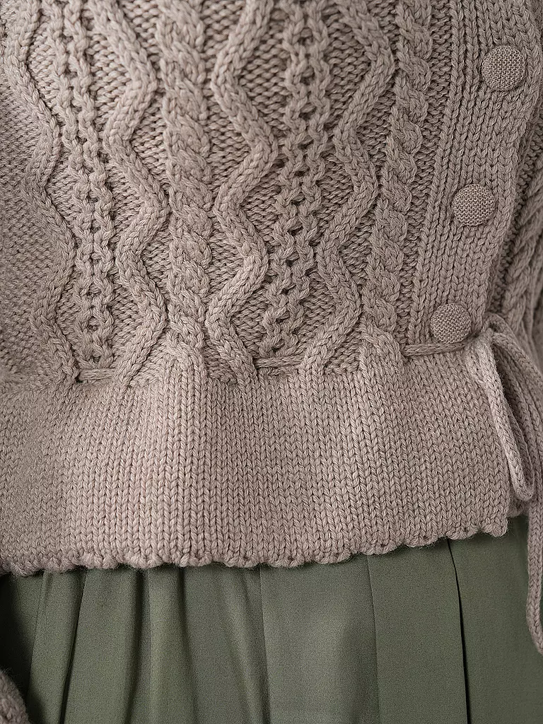 GOTTSEIDANK | Trachten Strickjacke LENE | grün