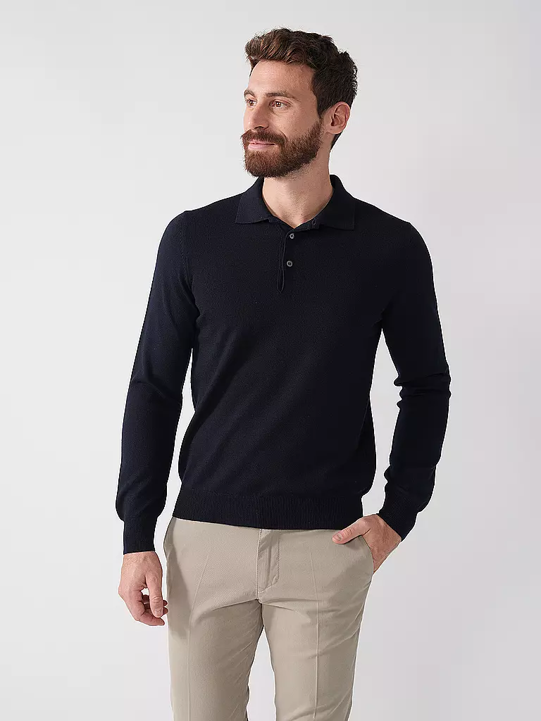 GRAN SASSO | Poloshirt | hellgrau