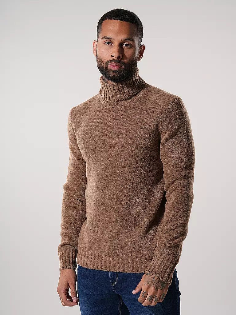 GRAN SASSO | Rollkragenpullover | camel