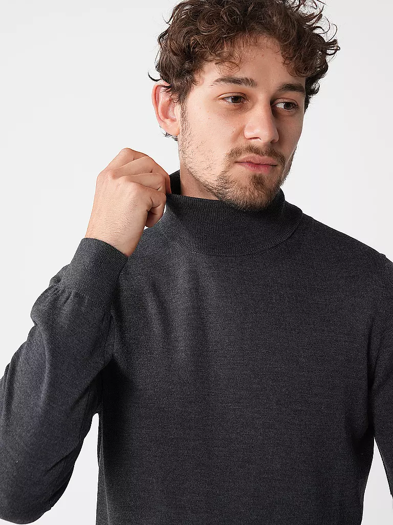 GRAN SASSO | Rollkragenpullover | grau