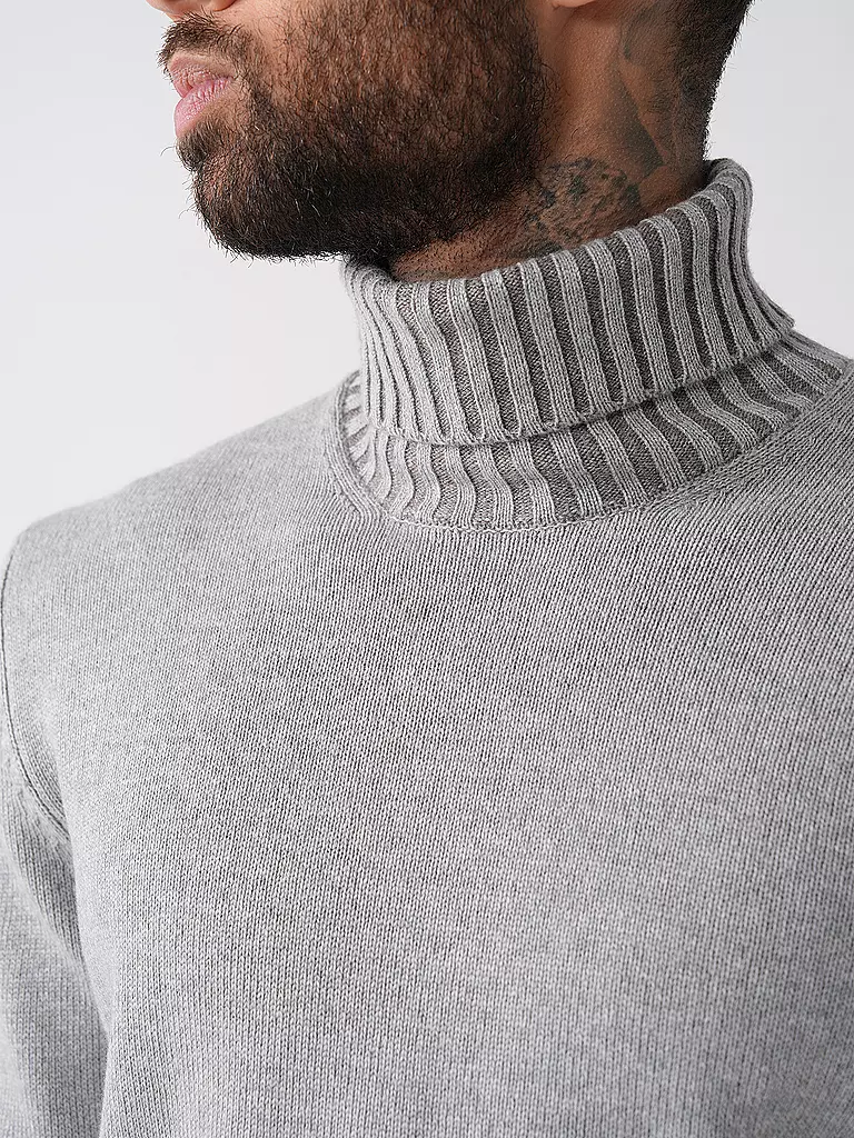 GRAN SASSO | Rollkragenpullover | grau