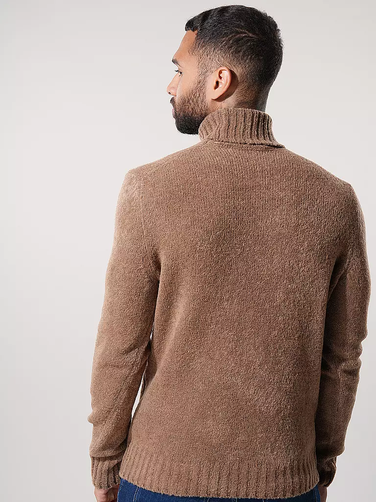 GRAN SASSO | Rollkragenpullover | camel