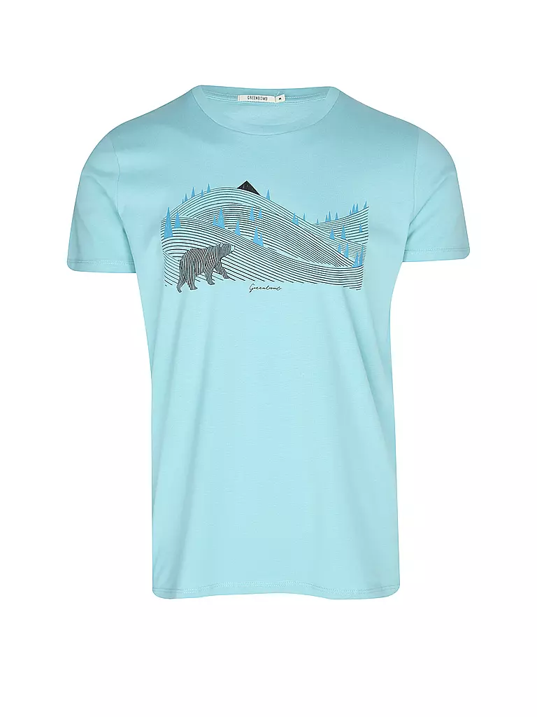 GREENBOMB | T-Shirt GUIDE ANIMAL BEARLAND | dunkelblau