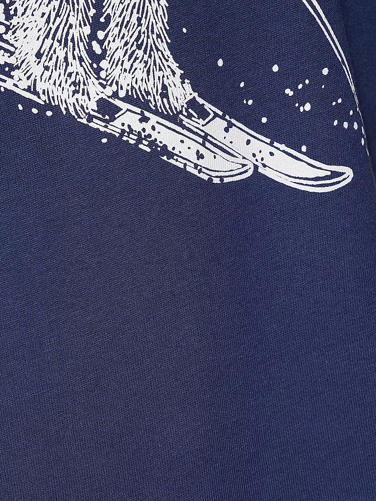 GREENBOMB | T-Shirt GUIDE ANIMAL YETI SKI | dunkelblau