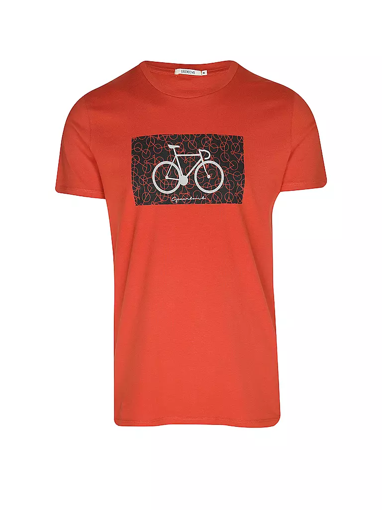 GREENBOMB | T-Shirt GUIDE BIKE CUBE | rot