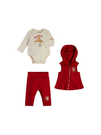 GUESS | Baby Set - Body Gilet Hose 3 teilig  X-MAS 