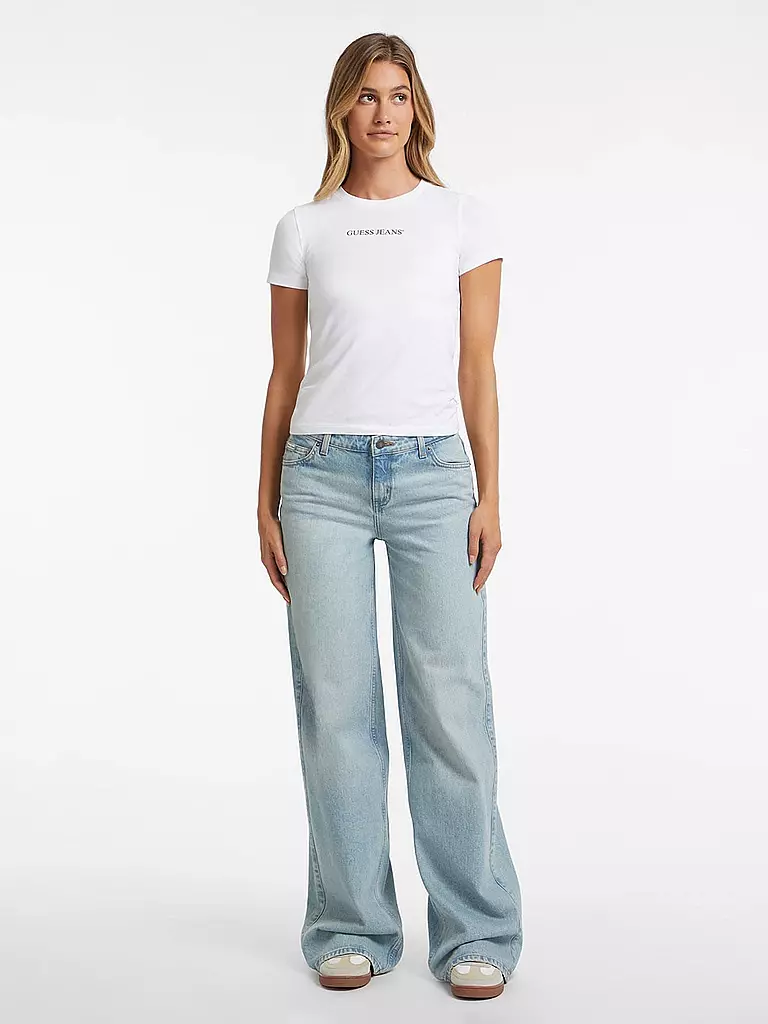 GUESS | Jeans Wide Leg  | hellgrau