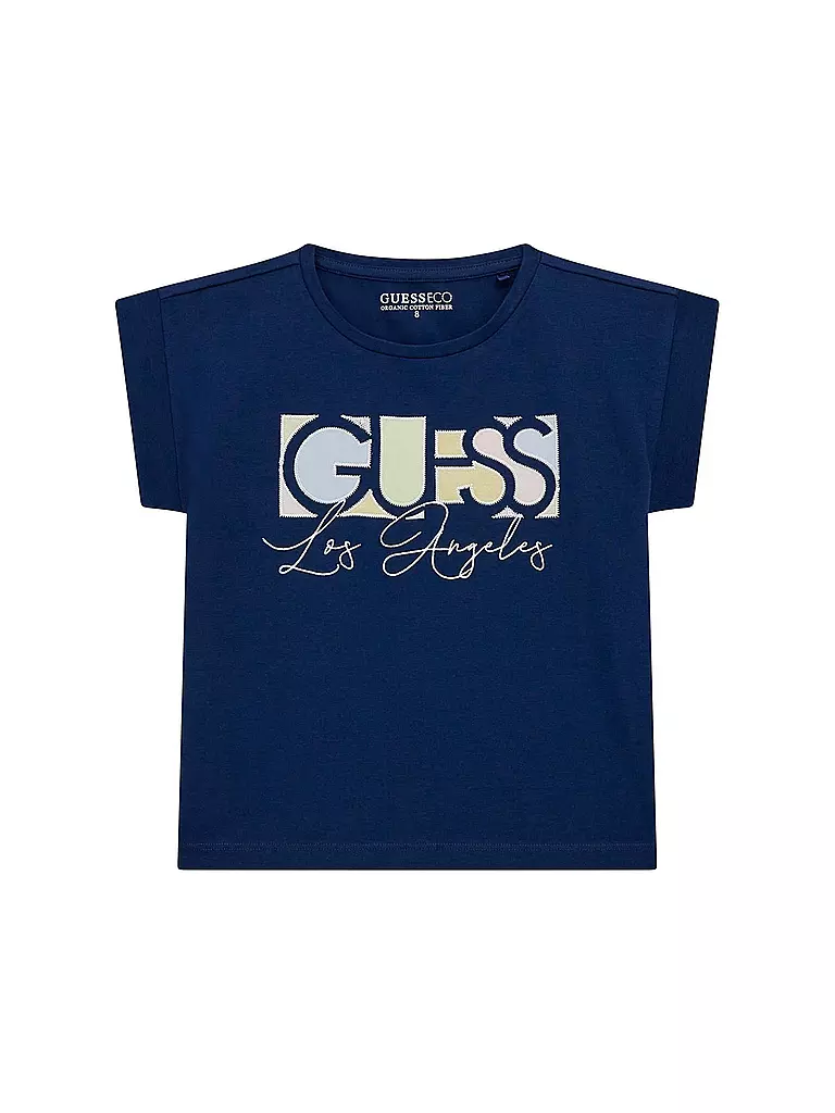 GUESS | Mädchen T-Shirt  | dunkelblau