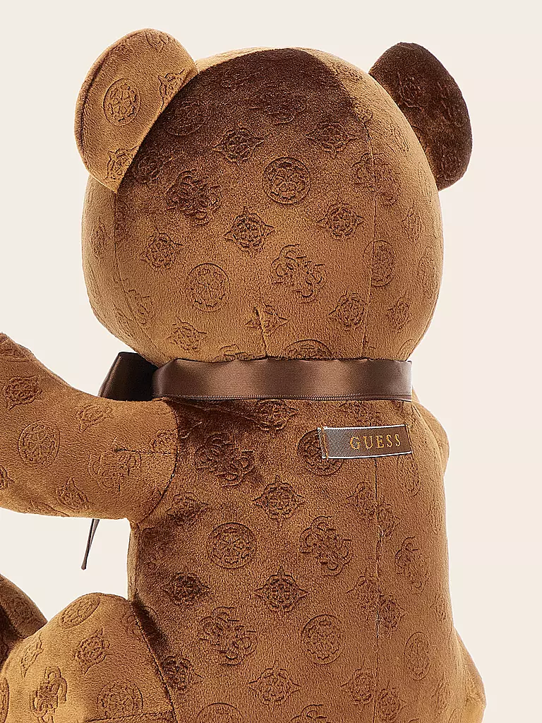 GUESS | Samt-Teddybär | braun