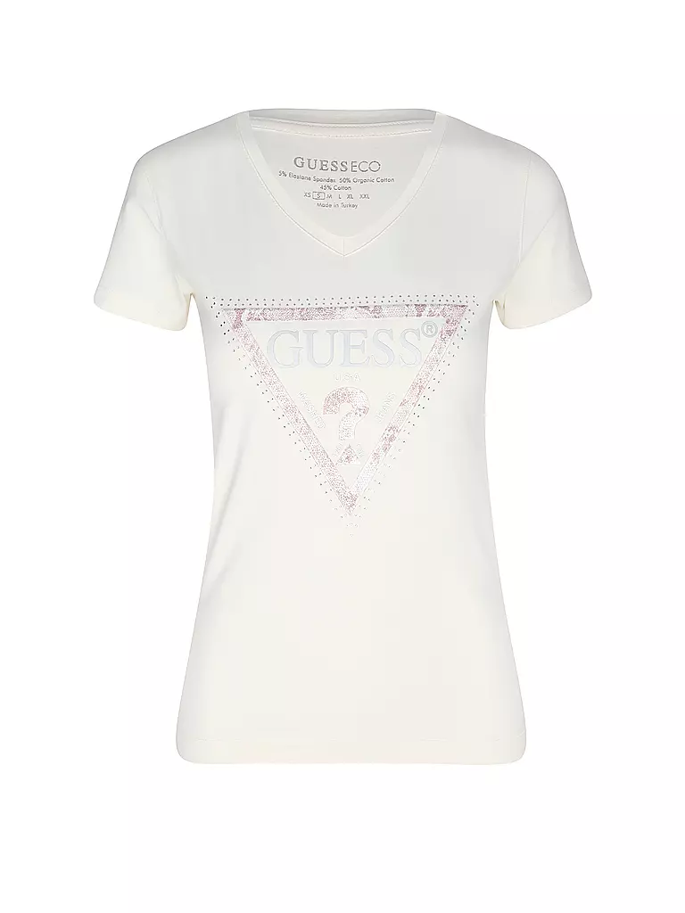 GUESS | T-Shirt  | creme