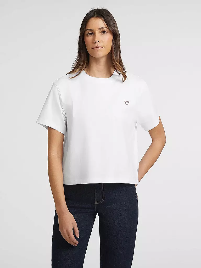 GUESS | T-Shirt  | weiss