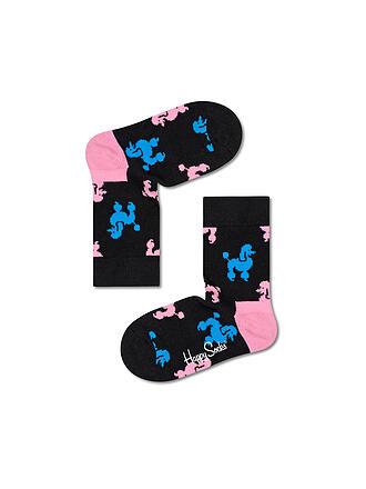 HAPPY SOCKS | Mädchen Socken POODLE black / multi