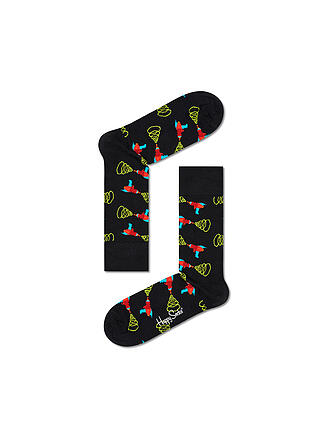 HAPPY SOCKS | Damen Socken LAZER QUEST 36-40 black / multi