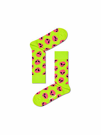 HAPPY SOCKS | Damen Socken ALIEN 36-40 green