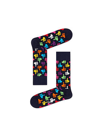 HAPPY SOCKS | Damen Socken THUMBS UP 36-40 navy