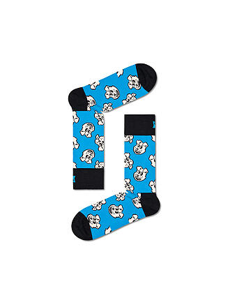 HAPPY SOCKS | Damen Socken 36-40 DOGGO turquoise